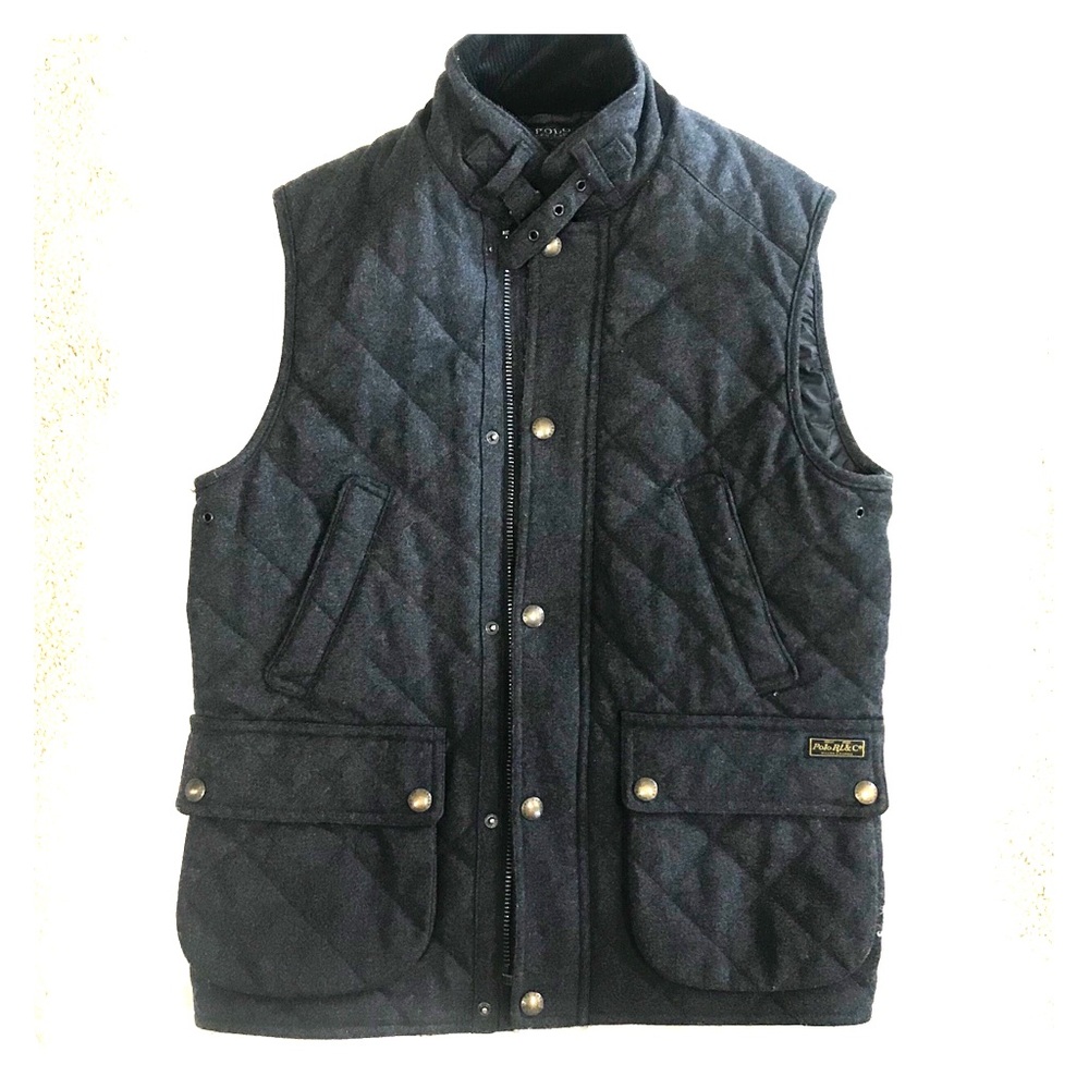 Ralph Lauren wool quilted vest S small